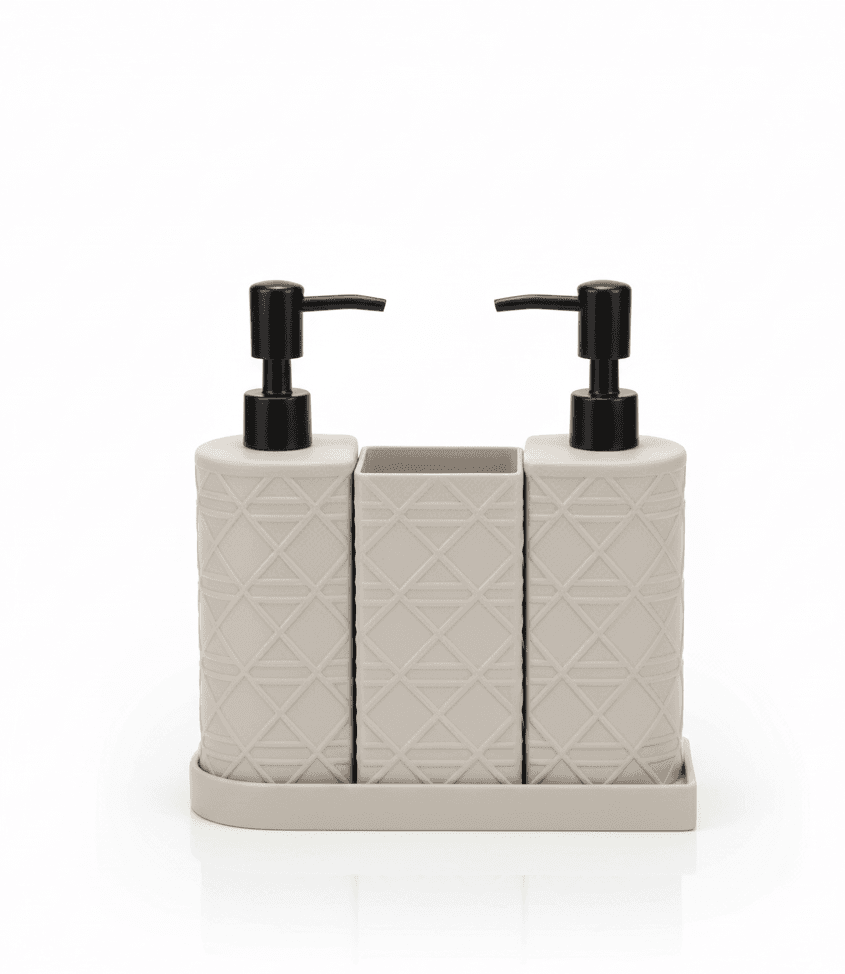 Double-Headed Semi-Circular 4-Piece Set (23.6×8.8×19) 2