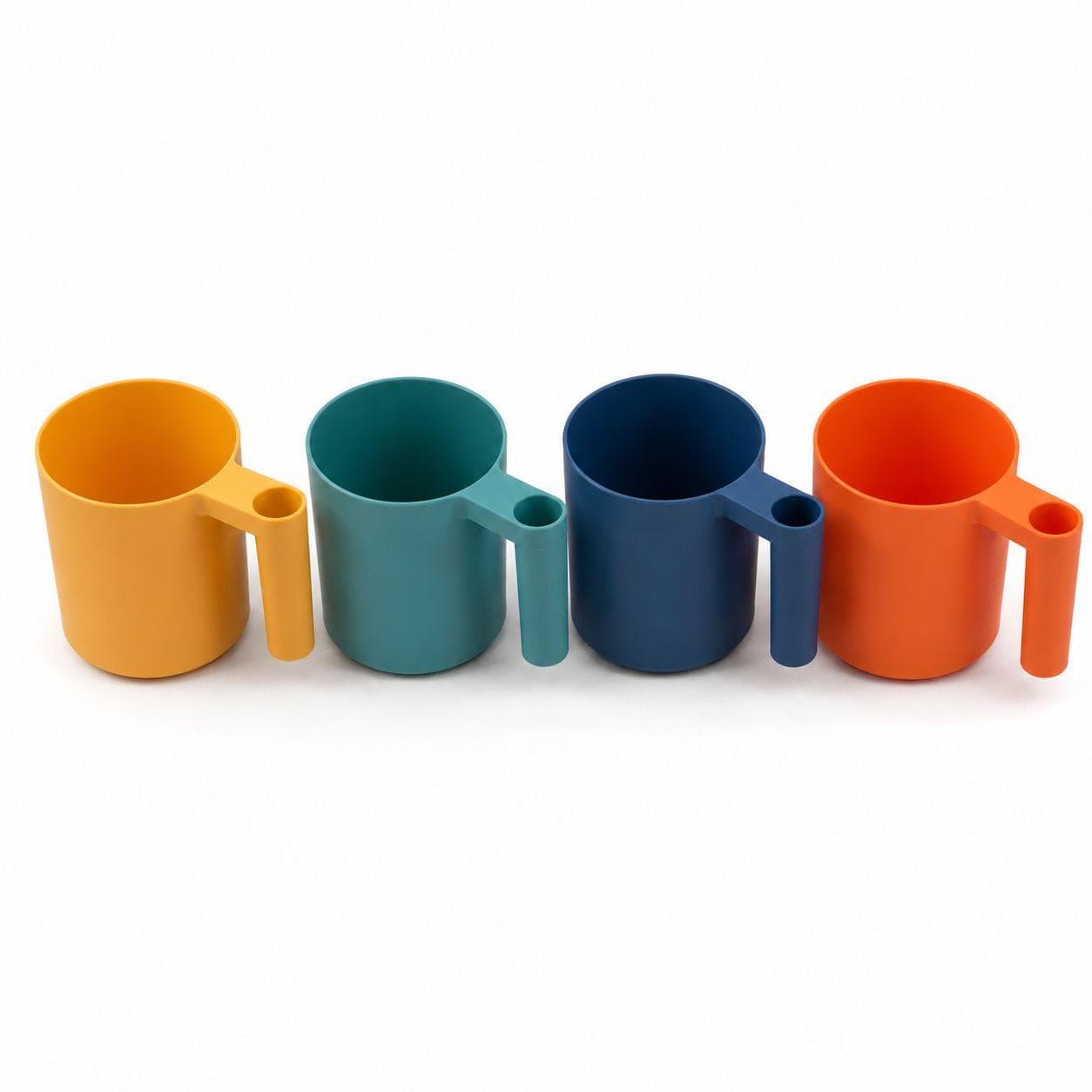 Colorful Mug Set with Handles 2