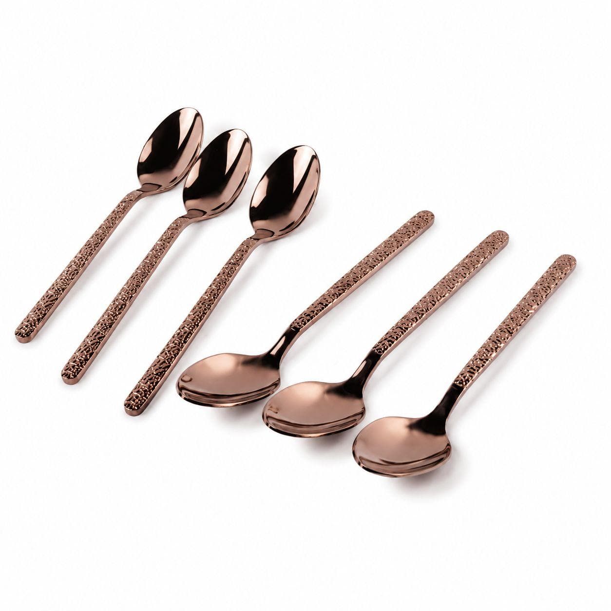 Elegant Rose Gold Stainless Steel Dinner Spoon