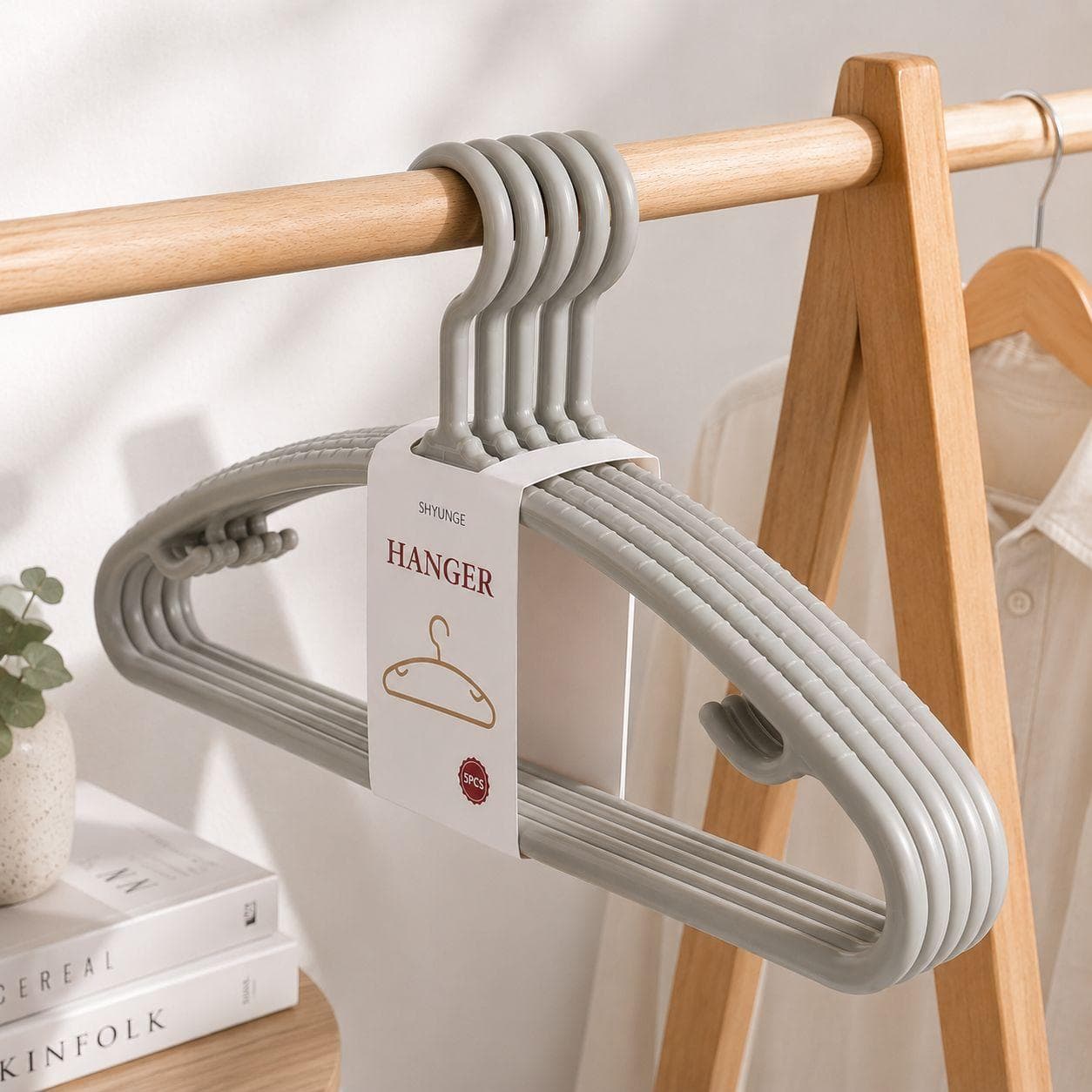 Plastic Clothes Hanger 5Pcs Set 5