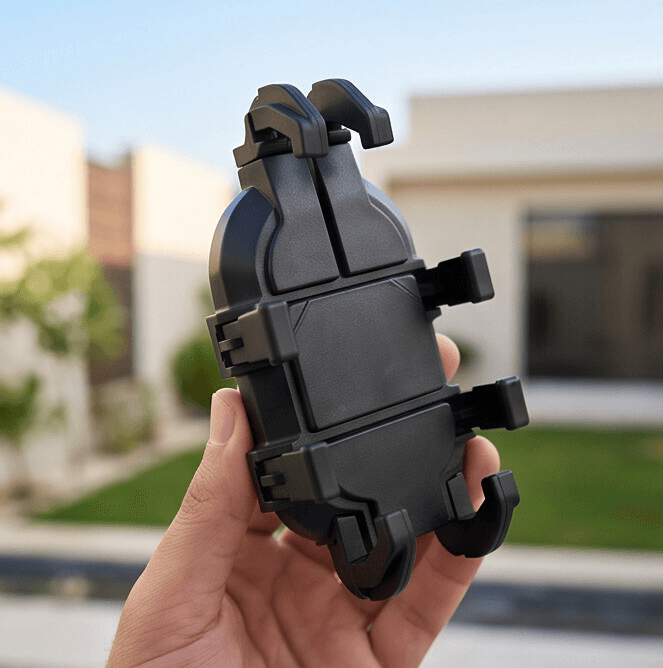 Phone holder, practical for easy and stable phone mounting.