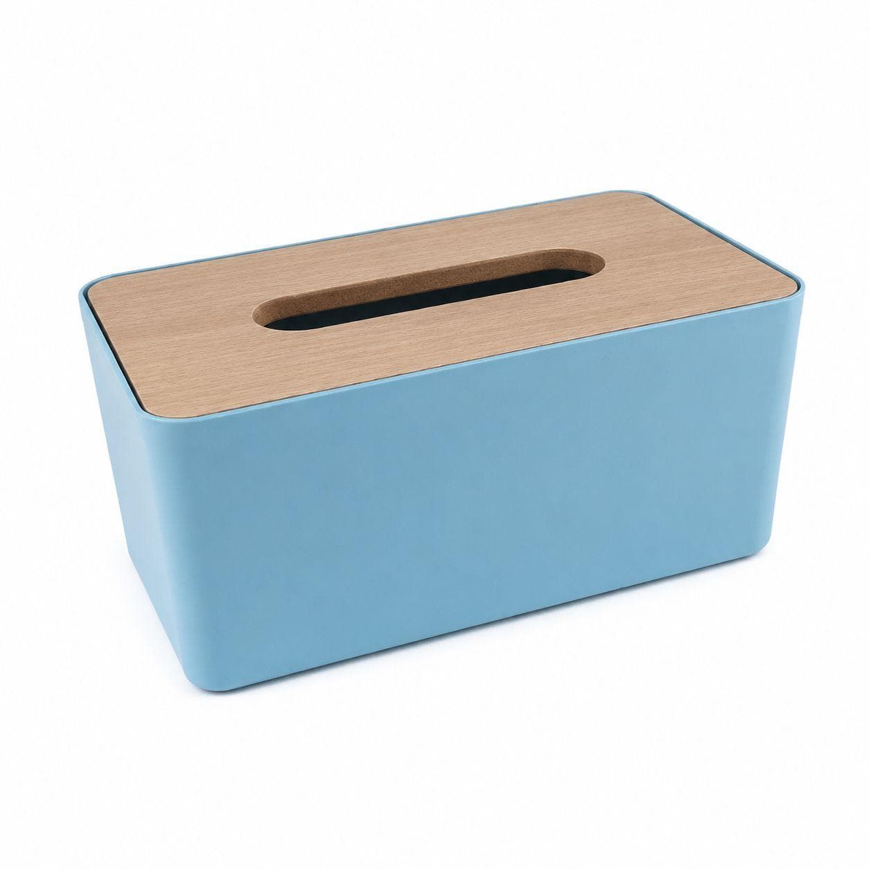 Tissue Box with Wooden Lid (21×13×9 cm) 6