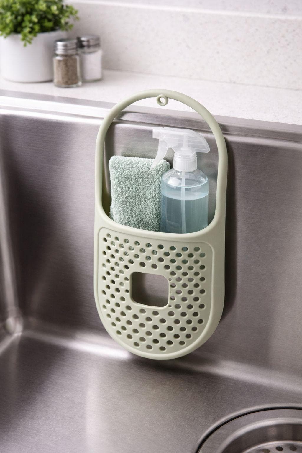 Silicone Sink Hanger with Strainer 2