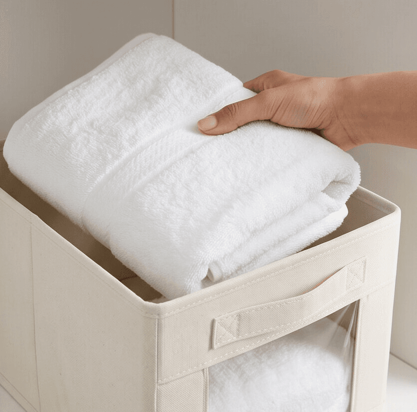 Fabric Storage Box Set – Multi-Size  wardrobe organizers for clothes, shirts, and accessories 3