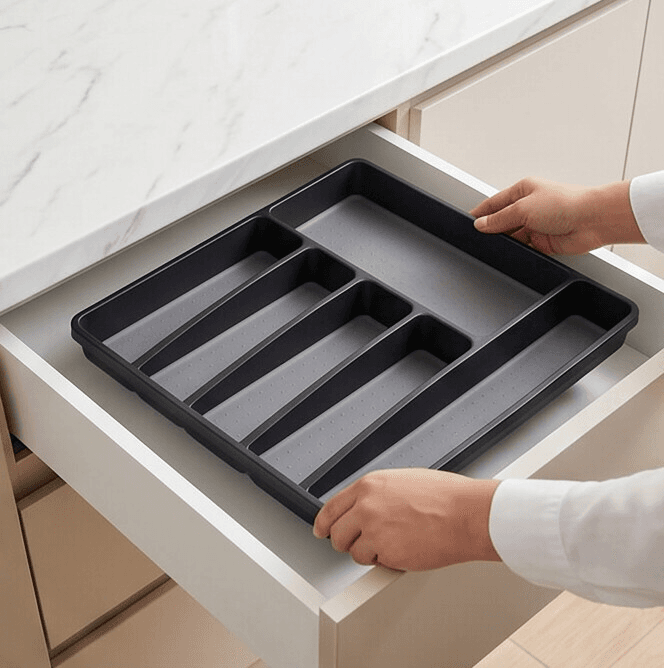 Kitchen Drawer Organizer – 6 Compartments