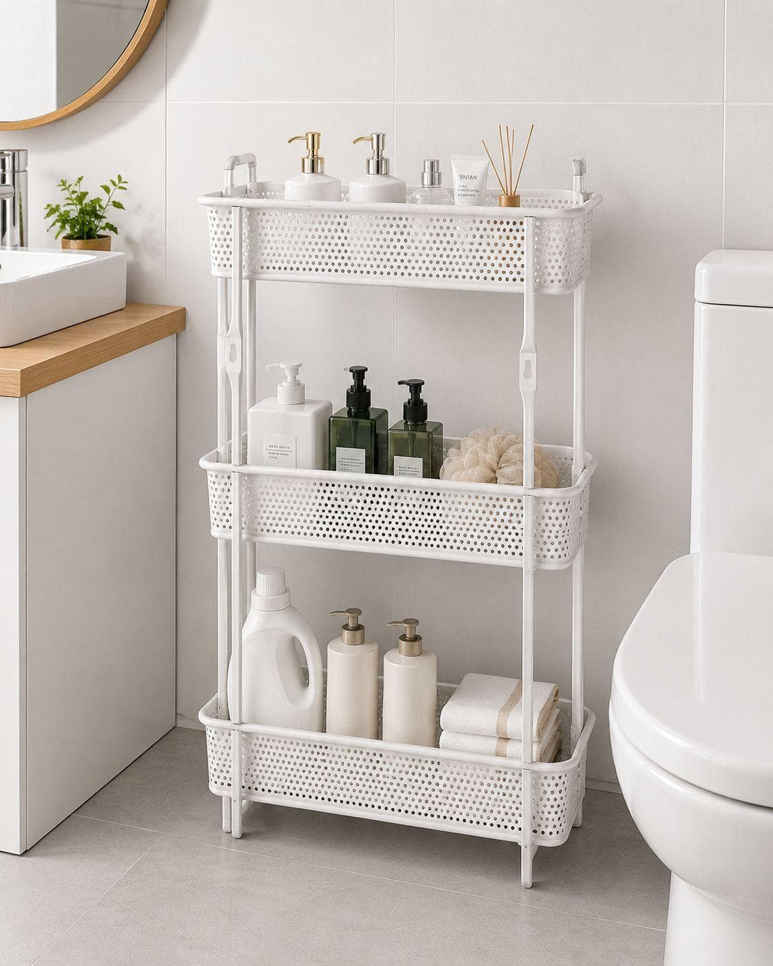 Tier Kitchen Organizer Rack for Spices and Bottles