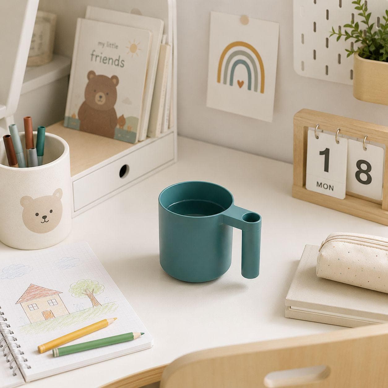 Colorful Mug Set with Handles 5