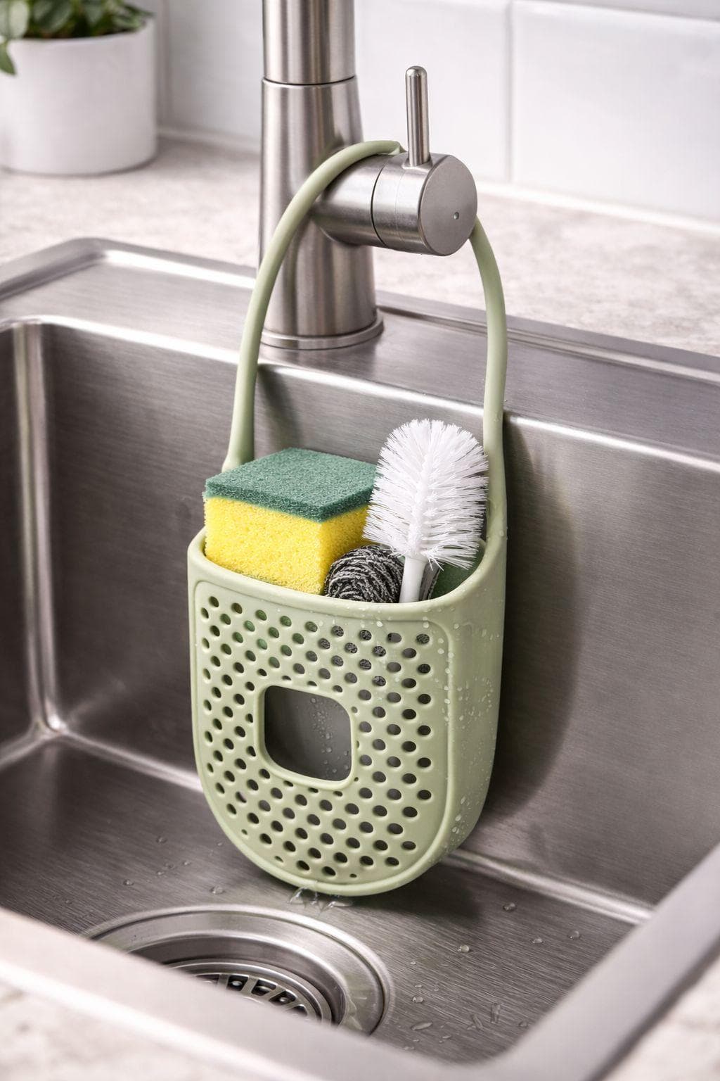 Silicone Sink Hanger with Strainer 4