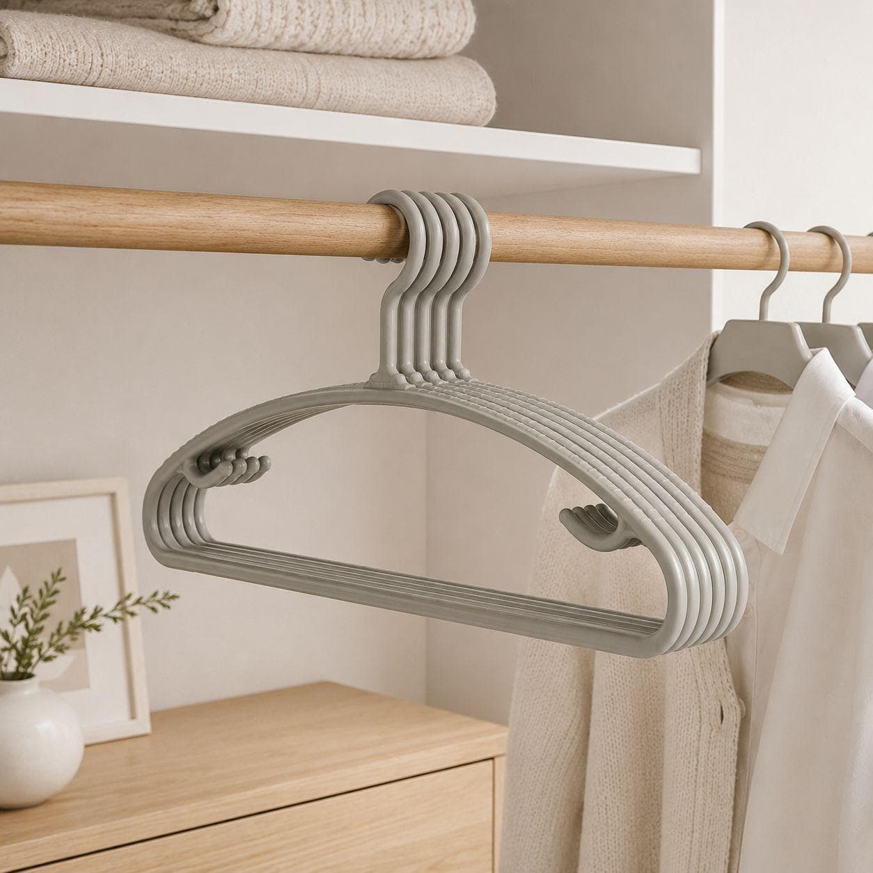 Plastic Clothes Hanger 5Pcs Set 3