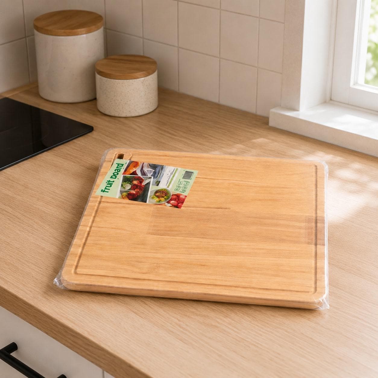 Bamboo Cutting Board with Juice Groove