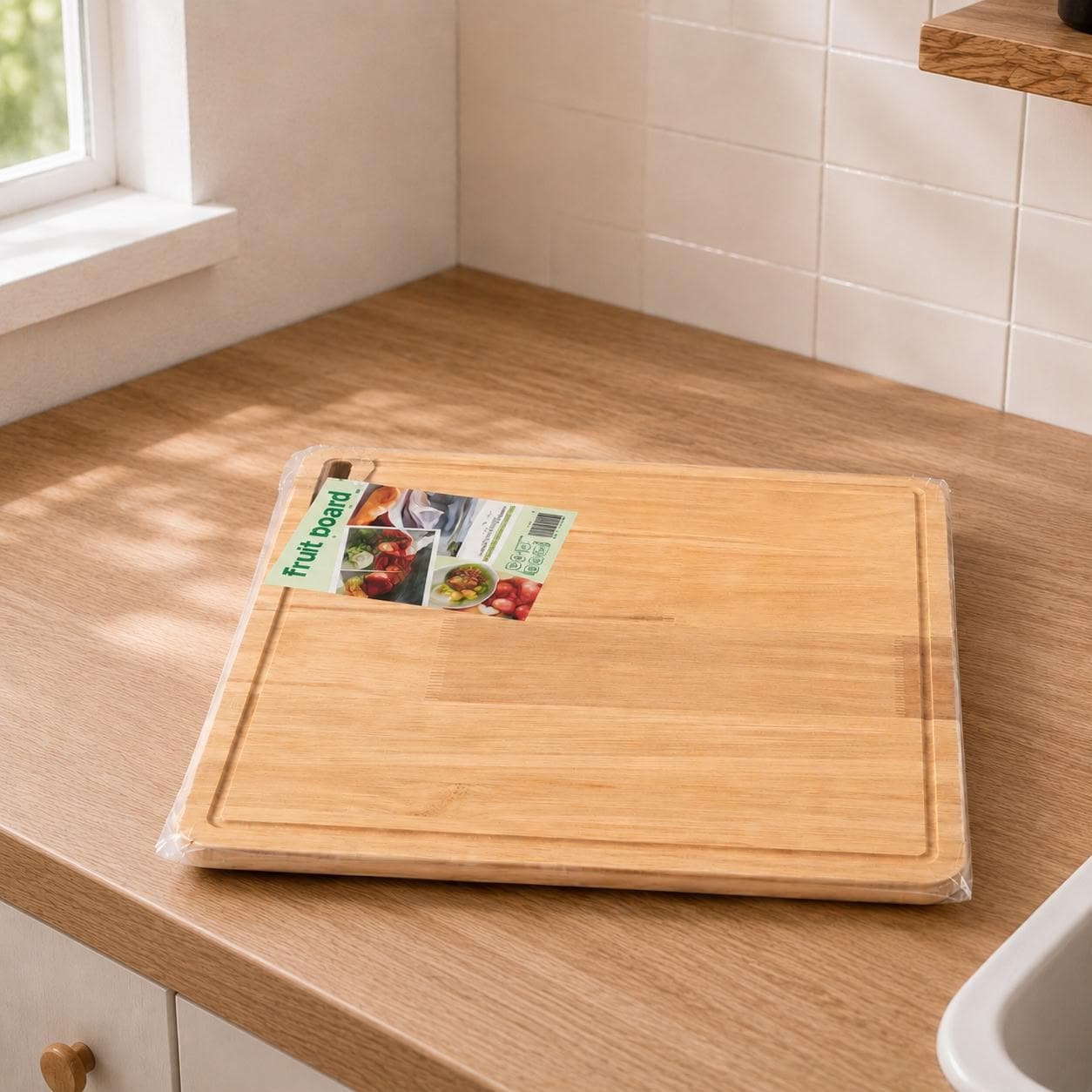 Bamboo Cutting Board with Juice Groove 2