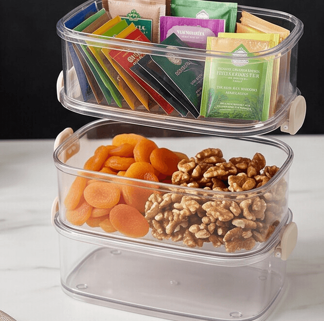 Q31-1104015 Large Spice Storage Box 4-Layer Single Layer 550ML 4