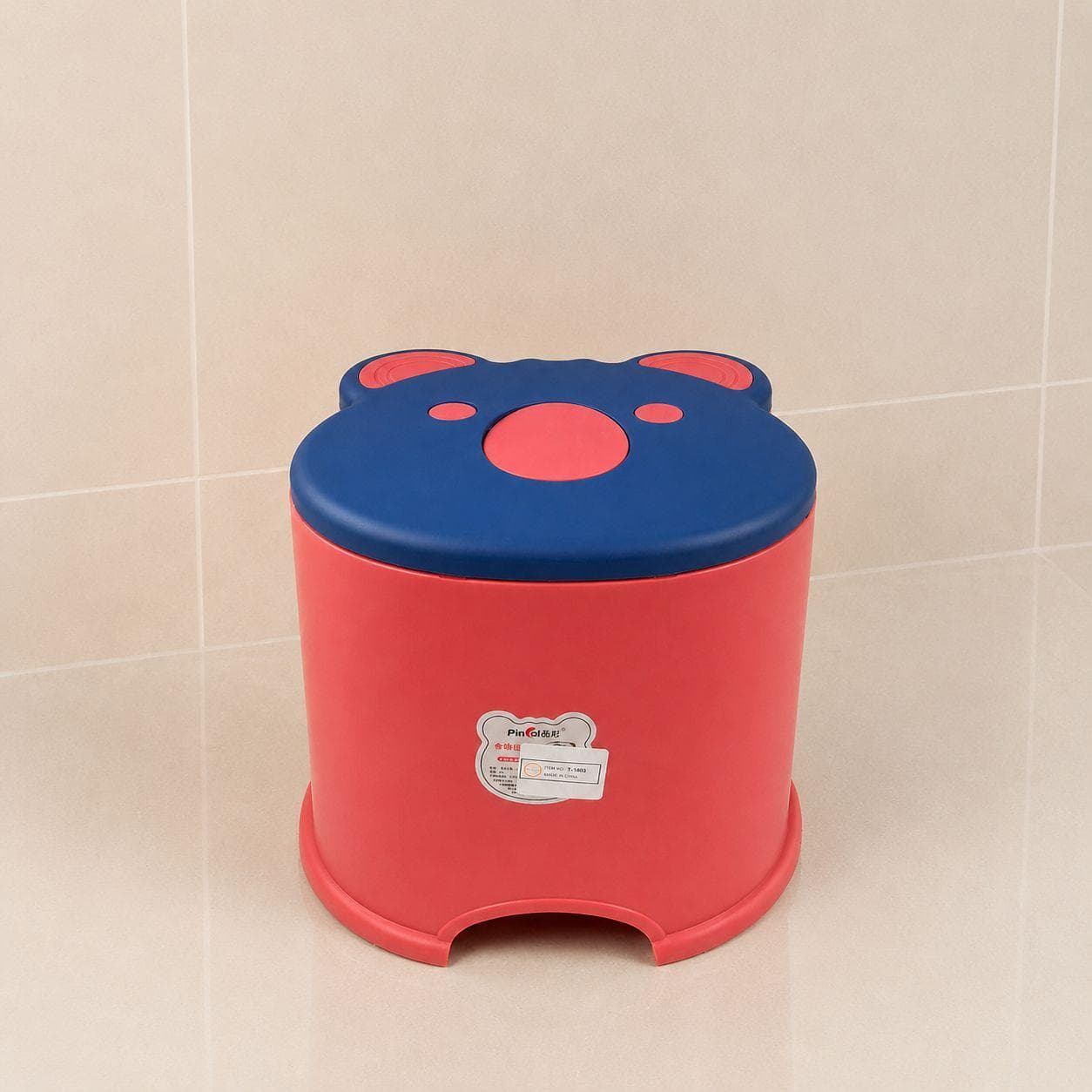 Kids Bear Stool with Storage 2