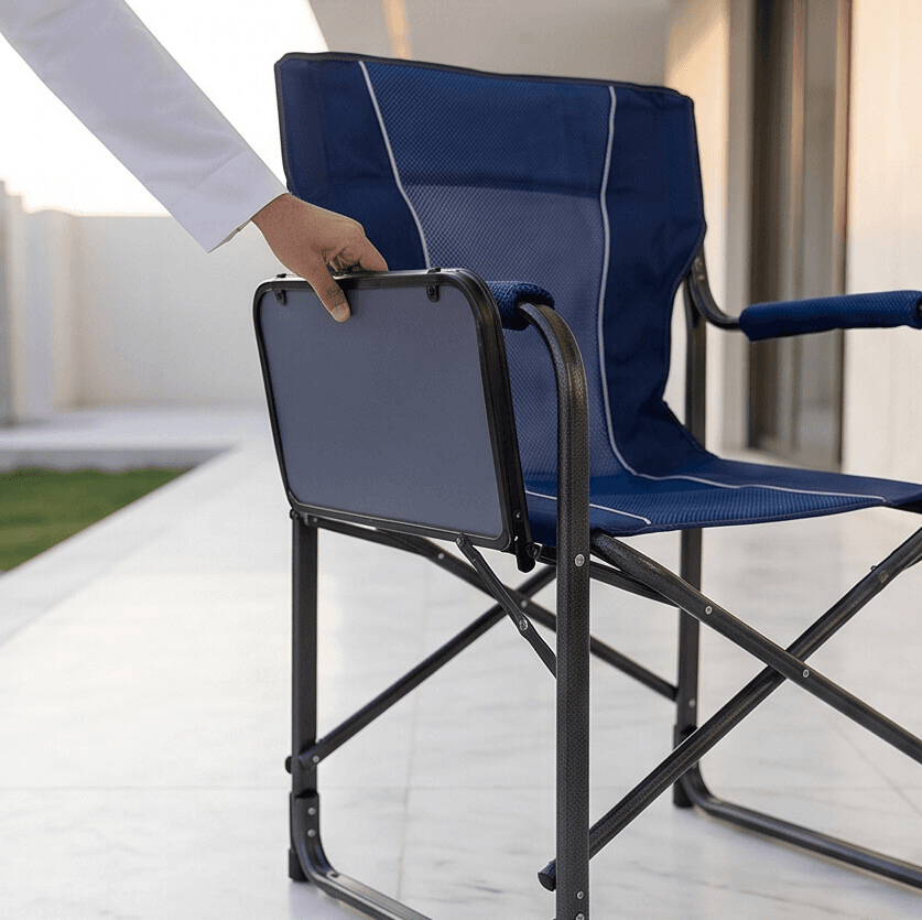 Foldable Camping Chair with Armrests