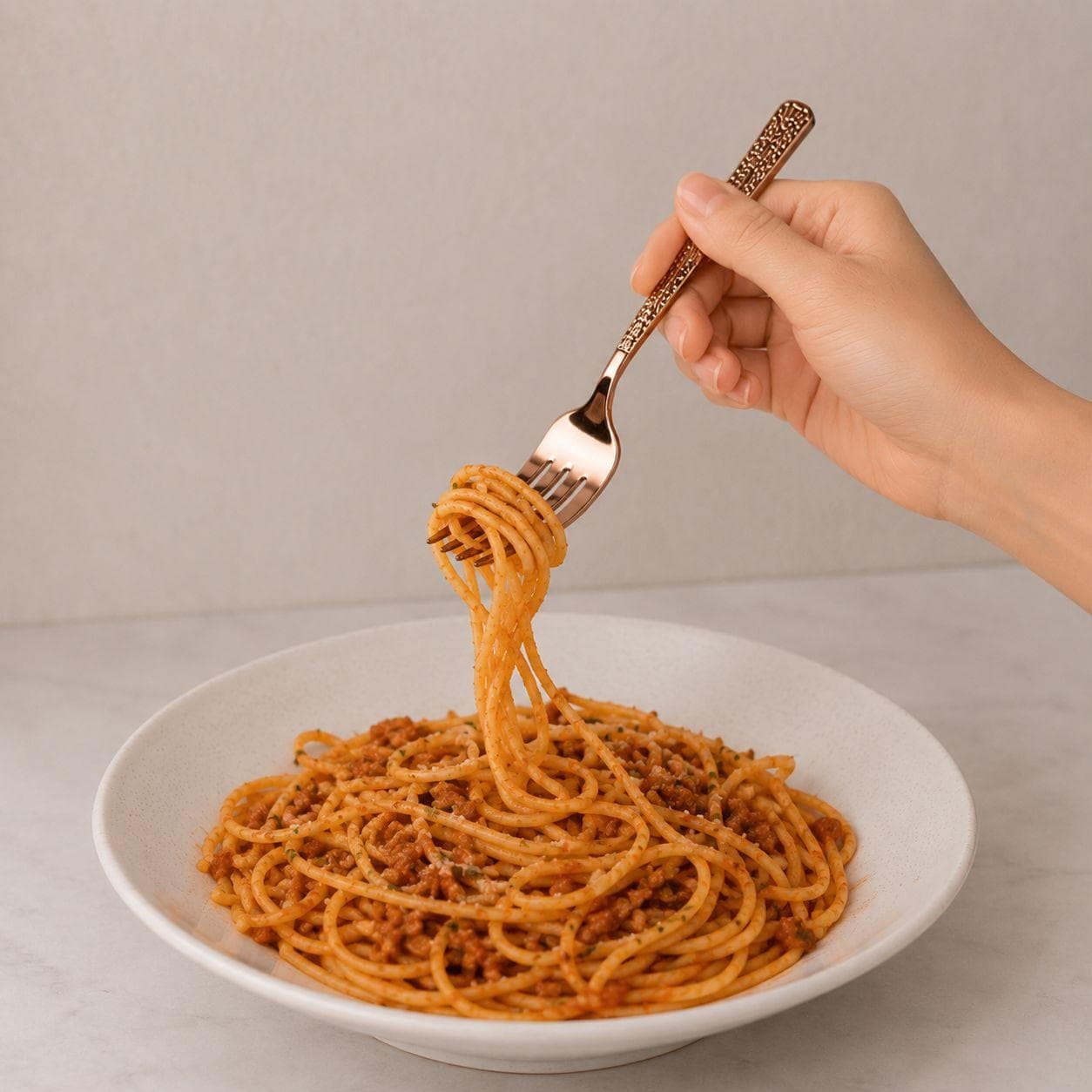 Elegant Rose Gold Stainless Steel Dinner Fork 2