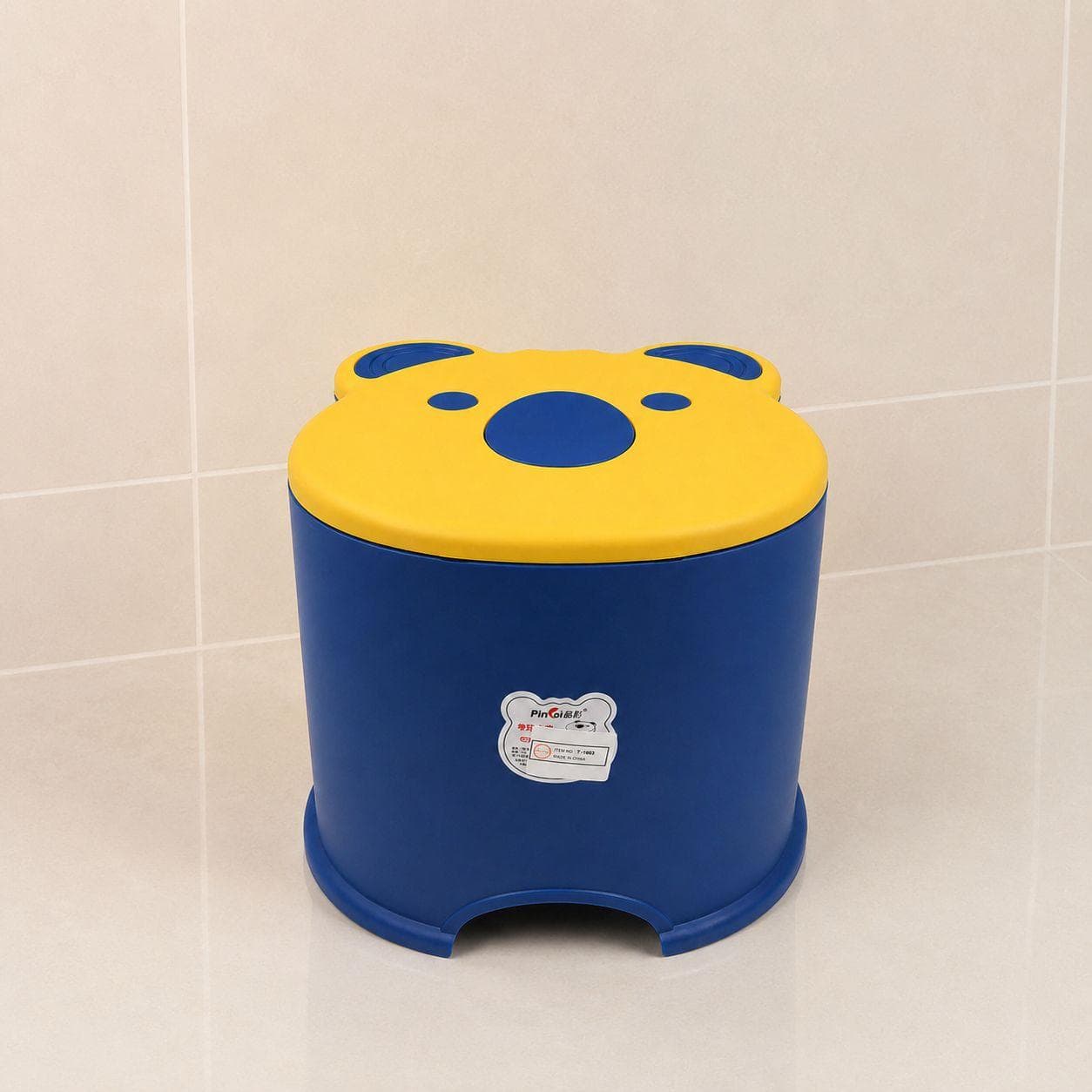 Kids Bear Stool with Storage