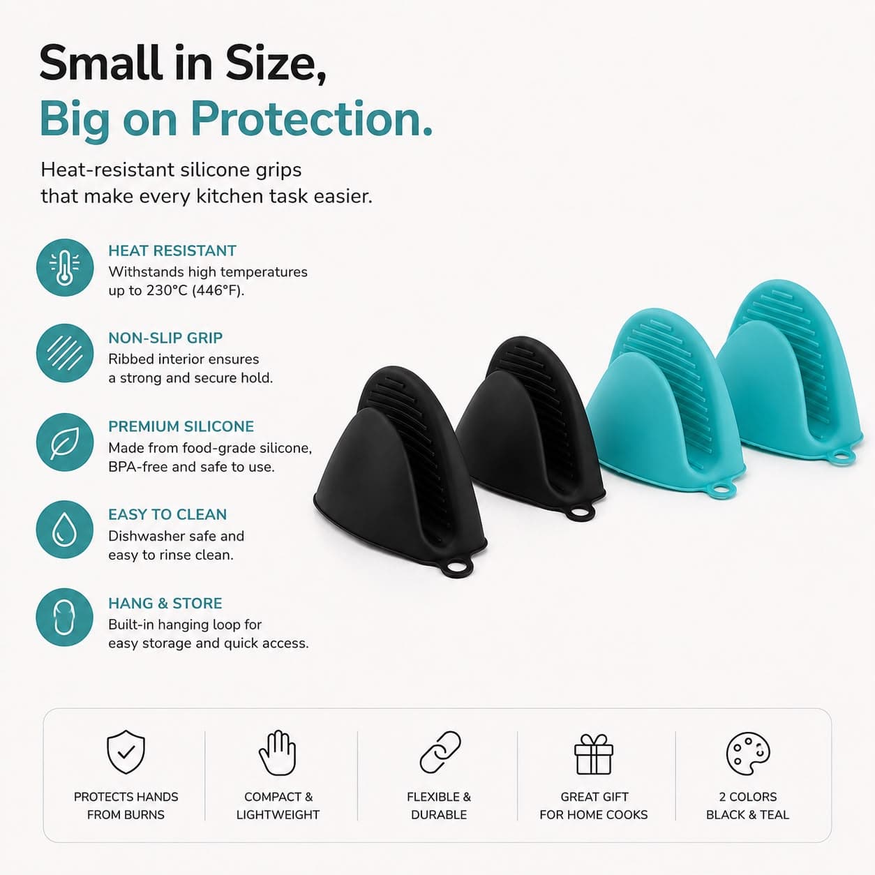 Kitchen Glove YSM41 (Heat-Resistant Silicone Material)