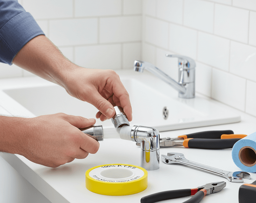 PTFE Teflon Tape for Pipe Sealing – 100% PTFE Leak-Proof Sealant Tape