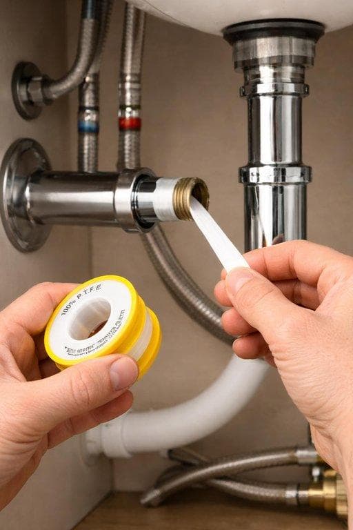 Professional PTFE Teflon Tape – 100% PTFE, 2