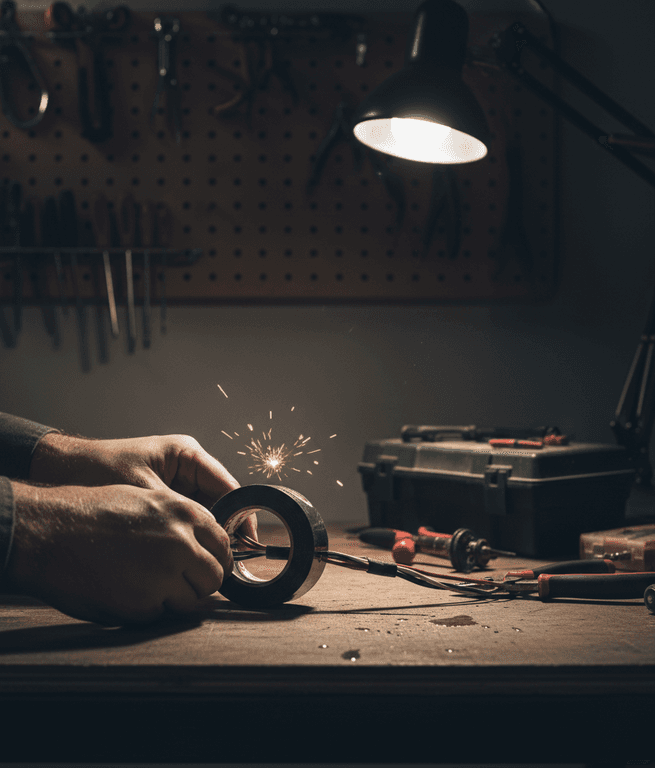 Electrical Insulation Tape – 5 Pack, Black, Heavy Duty 4