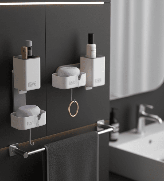 Wall-mounted Multifunctional Storage Rack