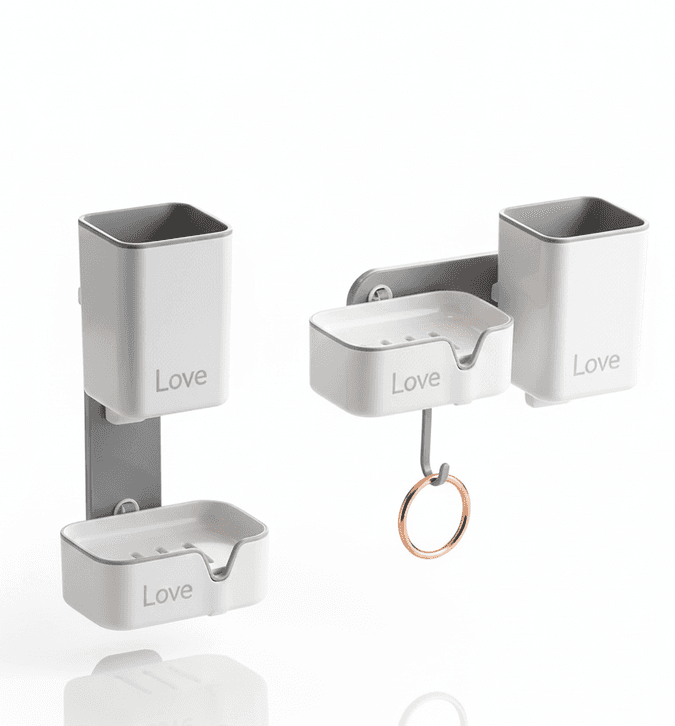 Wall-mounted Multifunctional Storage Rack 1