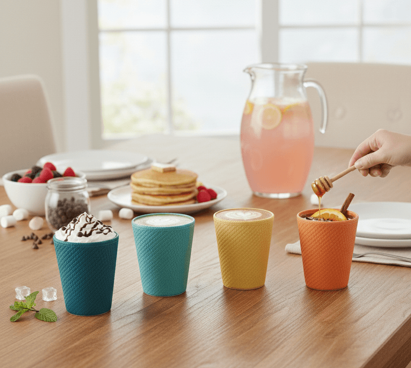 Colorful Silicone Cup Set 5