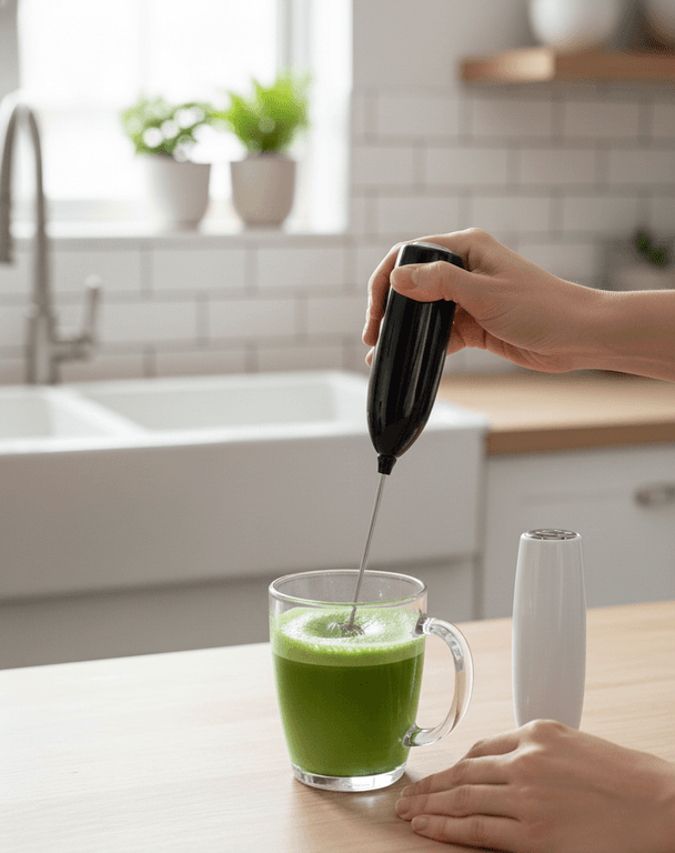 Portable Electric Milk Frother for Coffee and Cappuccino 1